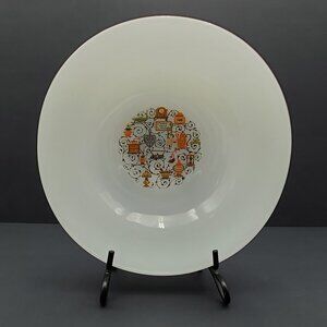 Anchor Hocking Homestead Vegetable Serving Bowl Home Sweet Home Round Bowl